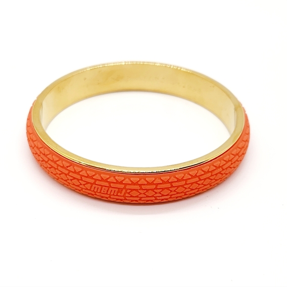 Marc By Marc Jacobs Orange Bangle Bracelet NWT - Picture 1 of 5